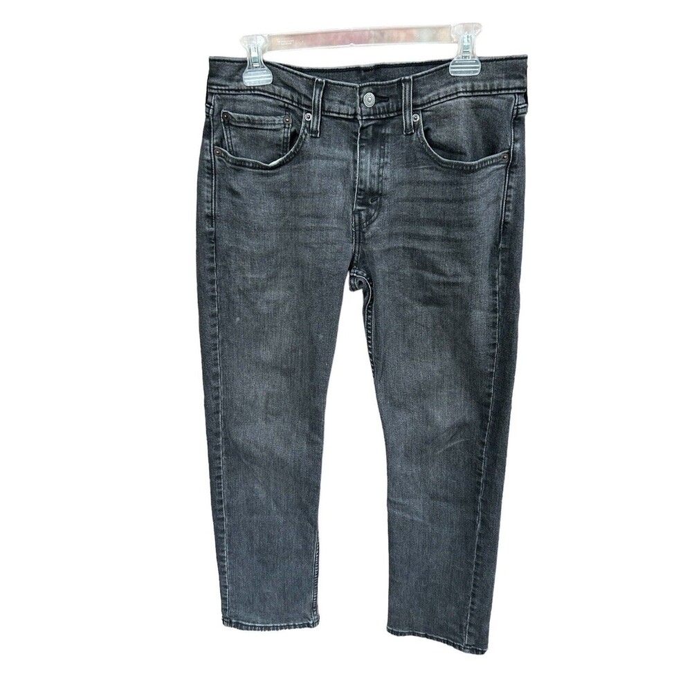 Levi's Men Jeans 31x30 Black Denim 514 Series Straight Fit 5 Pockets